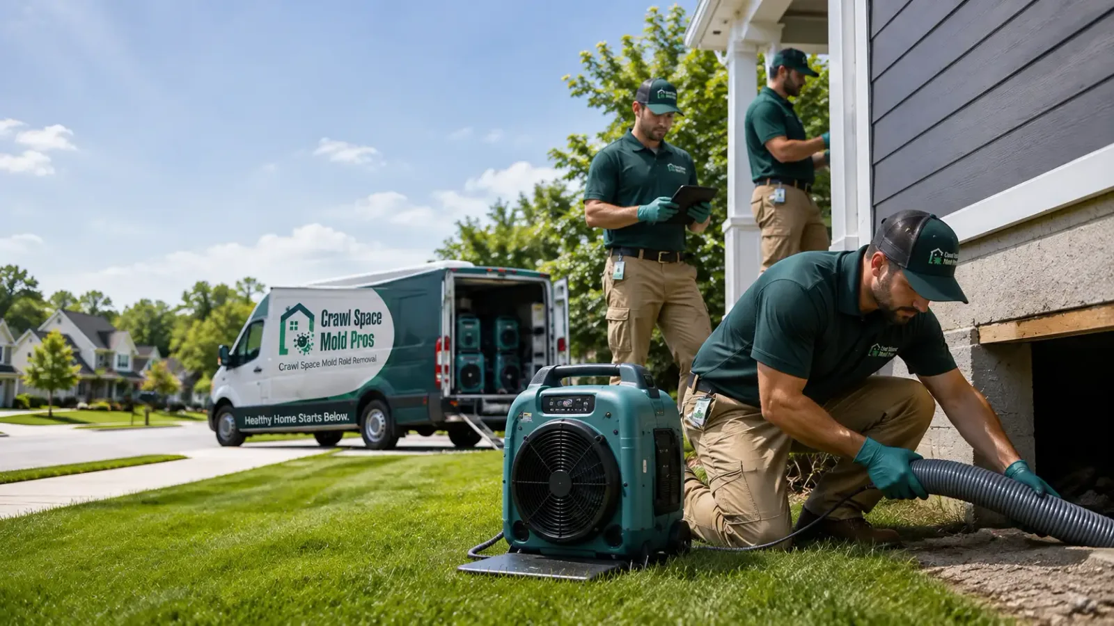 Crawl Space Mold Removal in Hill City, MN